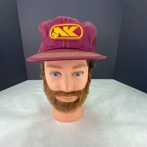Vintage NK Northrup King Seed Mesh Snapback Trucker Farm Hat